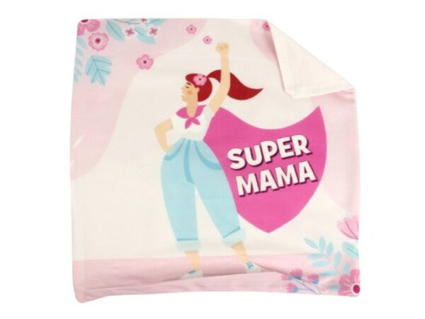 POSZEWKA NA PODUSZKĘ NA DZIEŃ MAMY 40x40 - super mama