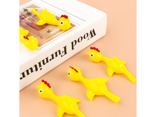 PROCA KURCZAK KATAPULTA ZABAWKA ATYSTRESOWA GRA