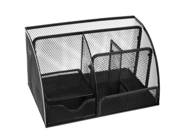 PRZYBORNIK NA BIURKO METALOWY