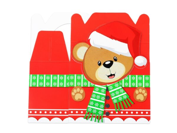 PUDEŁKO PREZENTOWE ŚWIĄTECZNE 16x12x8cm - mis