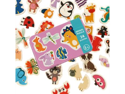 PUZZLE W PUSZCE ZWIERZĄTKA 24 PUZZLE