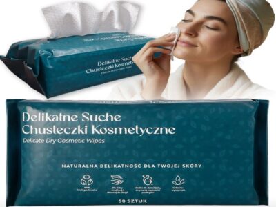 RĘCZNIKI JEDNORAZOWE KOSMETYCZNE 19,5x19,5 50SZT