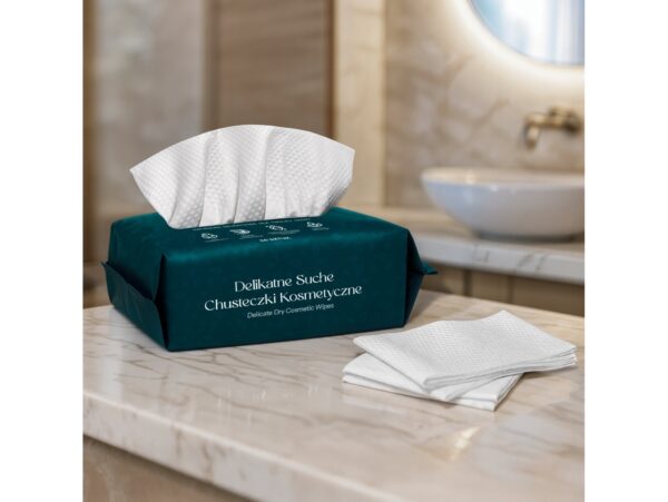 RĘCZNIKI JEDNORAZOWE KOSMETYCZNE 19,5x19,5 50SZT