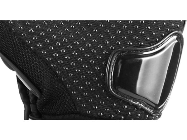 RĘKAWICE MOTOCYKLOWE - L - czarny z żółtymi kropkami