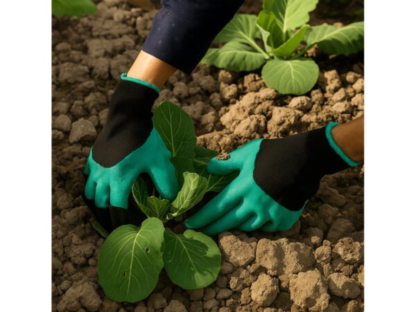 RĘKAWICE RĘKAWICZKI OGRODOWE PAZURY GRAB Z PAZUREM