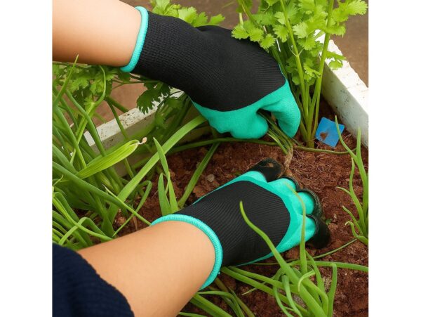 RĘKAWICE RĘKAWICZKI OGRODOWE PAZURY GRAB Z PAZUREM