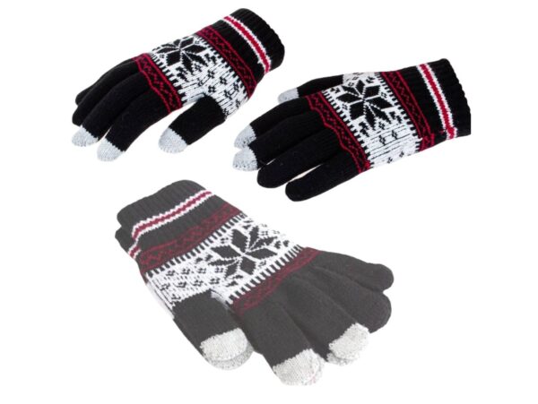 RĘKAWICZKI DOTYKOWE GWIAZDA - czarne