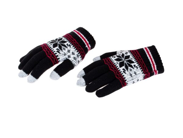 RĘKAWICZKI DOTYKOWE GWIAZDA - czarne