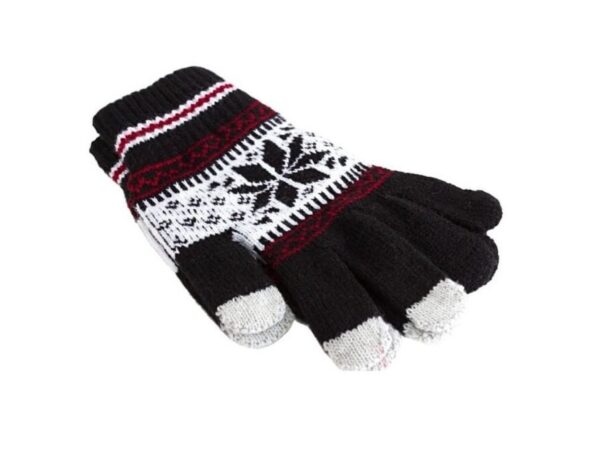 RĘKAWICZKI DOTYKOWE GWIAZDA - czarne