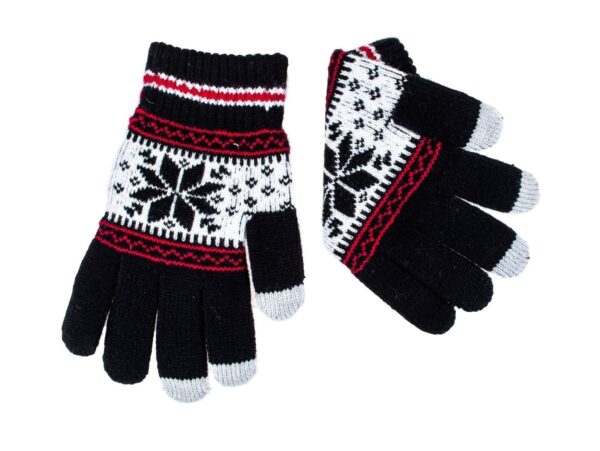 RĘKAWICZKI DOTYKOWE GWIAZDA - czarne