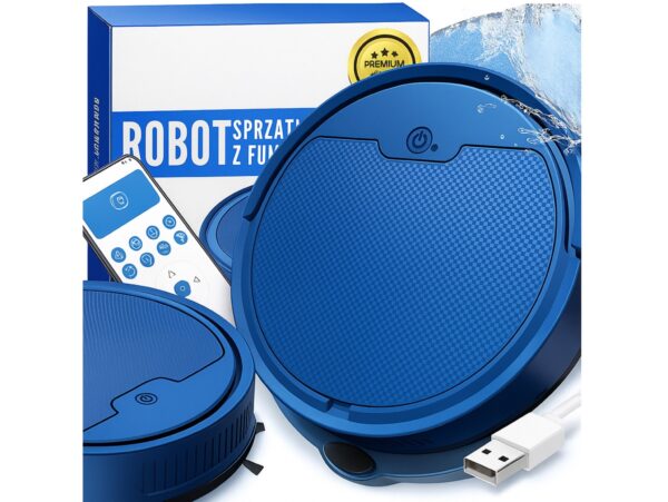 ROBOT SPRZĄTAJĄCY ODKURZACZ MOPUJĄCY WIFI APLIKACJA
