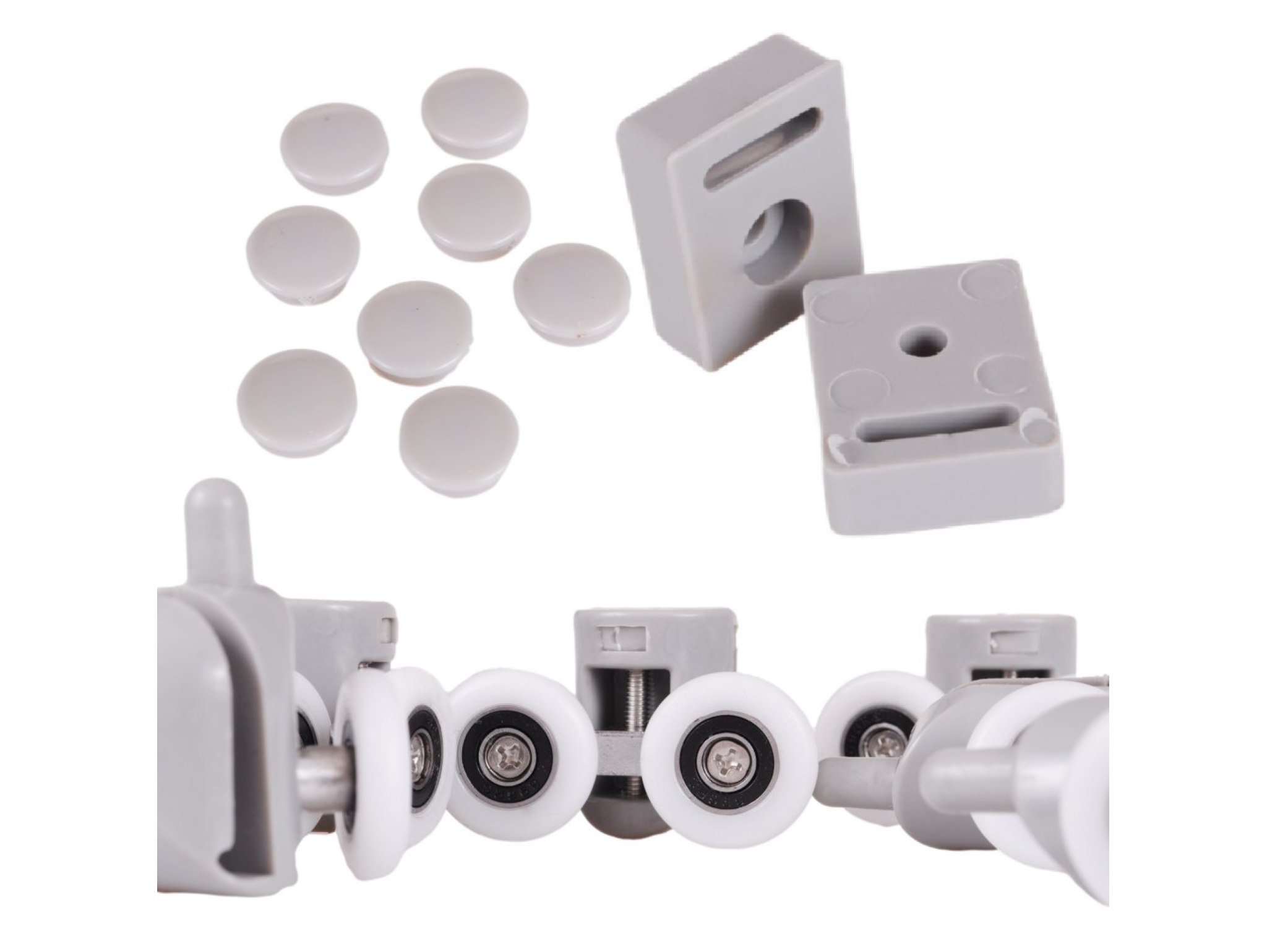 ROLKA ROLKI KOMPLET DO KABIN PRYSZNICOWYCH 24 szt.