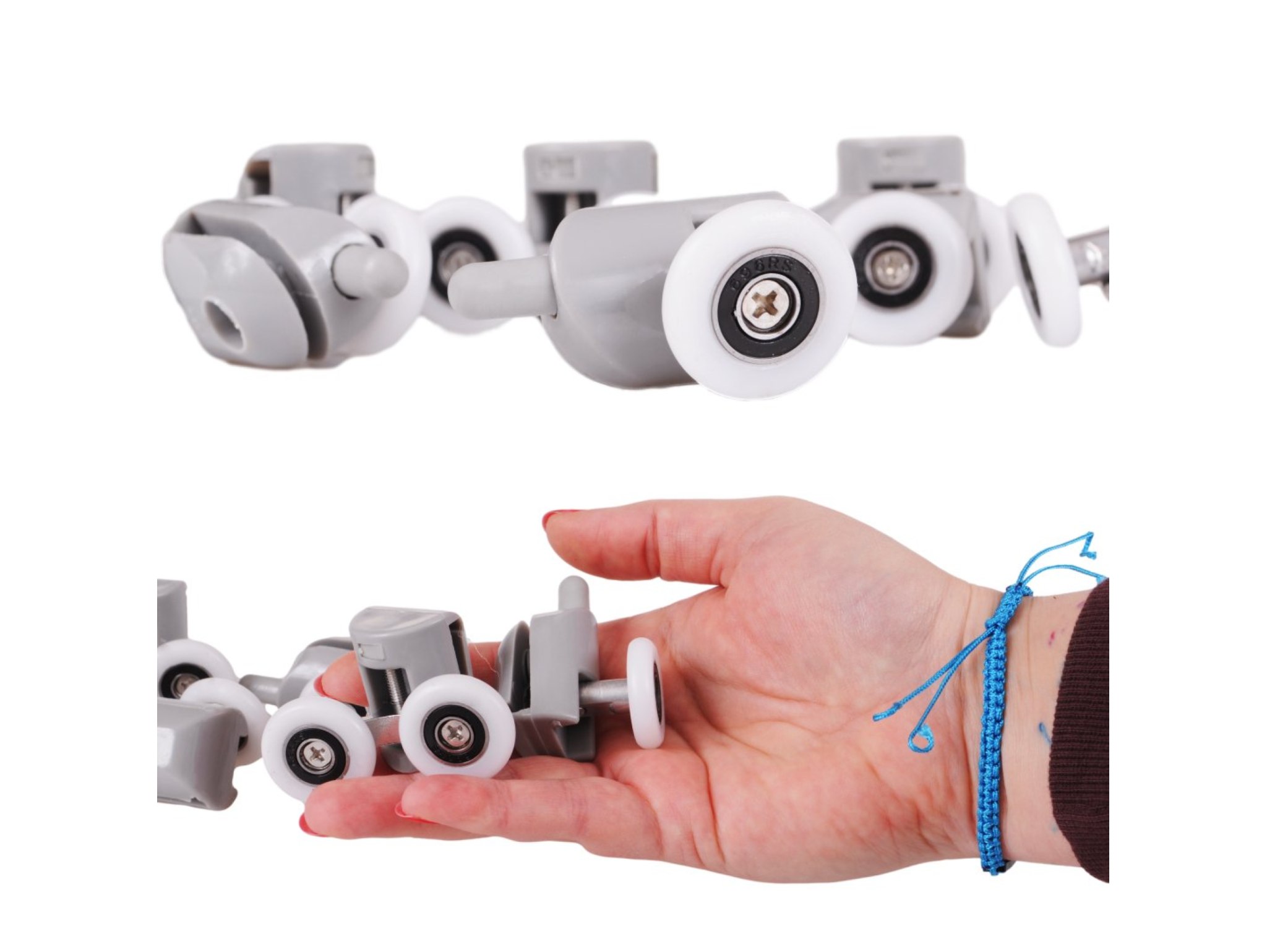 ROLKA ROLKI KOMPLET DO KABIN PRYSZNICOWYCH 24 szt.