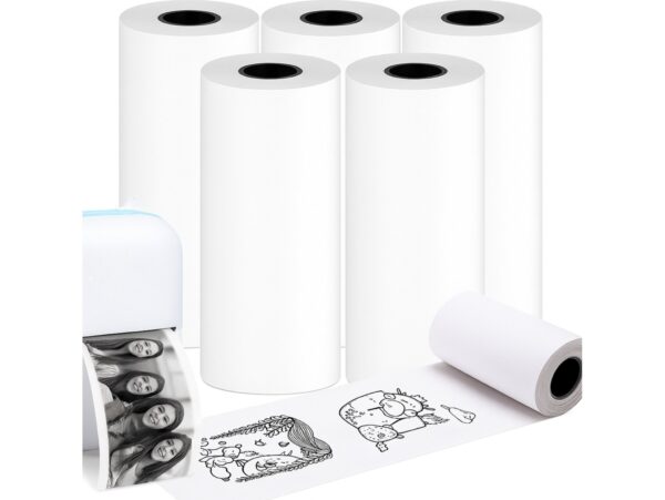 ROLKI DO MINI DRUKARKI APARATU 5SZT 4,5x5,7