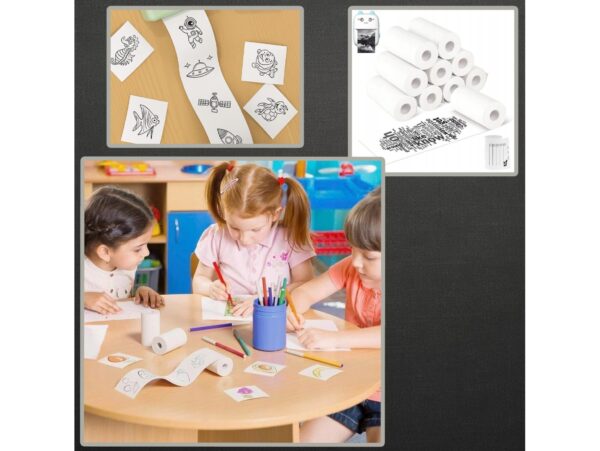 ROLKI DO MINI DRUKARKI APARATU 5SZT 4,5x5,7