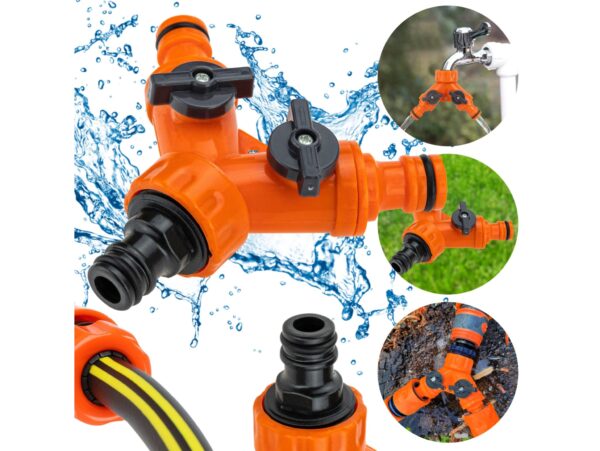 ROZDZIELACZ NA KRAN 2 ZAWORY