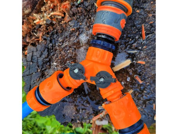 ROZDZIELACZ NA KRAN 2 ZAWORY