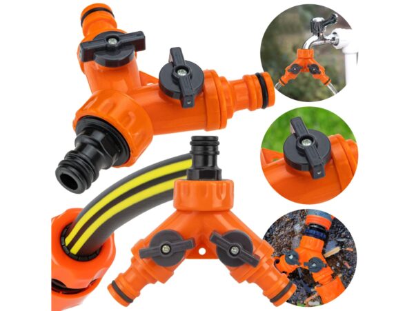 ROZDZIELACZ NA KRAN 2 ZAWORY