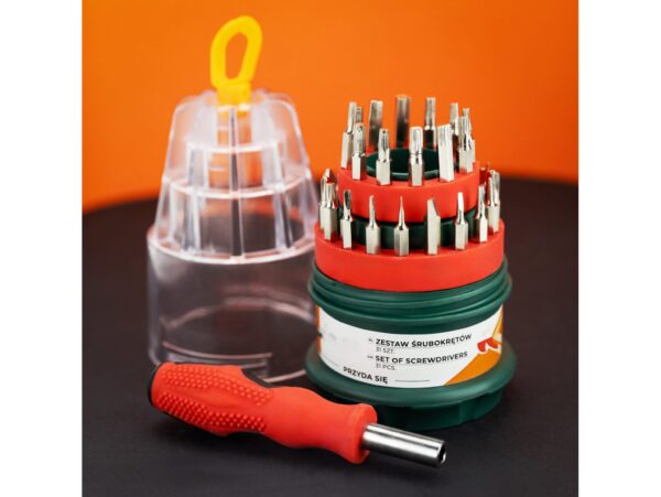 ŚRUBOKRĘTY ZESTAW 31SZT