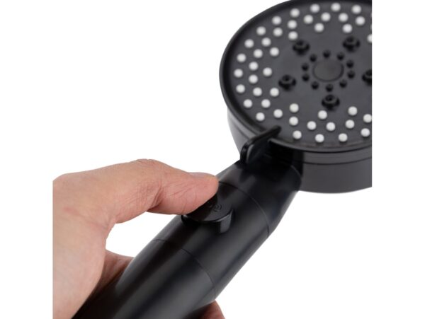 SŁUCHAWKA PRYSZNICOWA 5 FUNKCJI - czarny