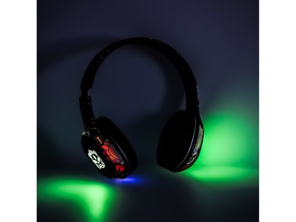 SŁUCHAWKI BEZPRZEWODOWE BLEUTTOTH RGB GAMING 200mAh - prostokątne