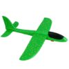 SAMOLOT STYROPIANOWY Z WYRZUTNIĄ - zielony