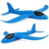 SAMOLOT ZABAWKA STYROPIANOWY SZYBOWIEC RZUTKA 37 CM - niebieski