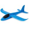 SAMOLOT ZABAWKA STYROPIANOWY SZYBOWIEC RZUTKA 37 CM - niebieski