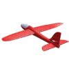 SAMOLOT ZABAWKA STYROPIANOWY SZYBOWIEC RZUTKA 47 CM LED - czerwony