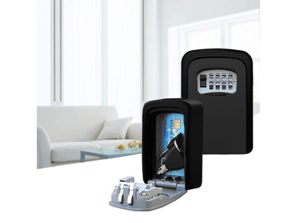 SEJF NA KLUCZE KOD 4 CYFRY PLASTIKOWY - czarny