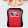 SEJF NA KLUCZE KOD 4 CYFRY PLASTIKOWY - czerwony