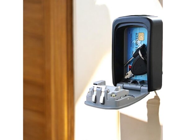 SEJF NA KLUCZE KOD 4 CYFRY PLASTIKOWY - szary