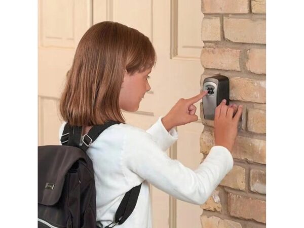 SEJF NA KLUCZE KOD 4 CYFRY PLASTIKOWY - szary