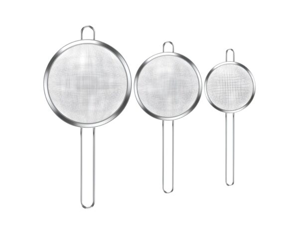 SITKO KUCHENNE STALOWE SITKA 3SZT