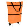 SKŁADANA TORBA NA KÓŁKACH - pomarańczowy