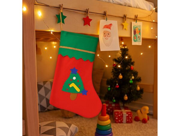 SKARPETA ŚWIĄTECZNA NA PREZENTY - choinka