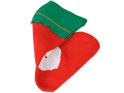 SKARPETA ŚWIĄTECZNA NA PREZENTY - głowa mikołaja