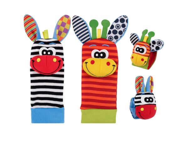 SKARPETKI SENSORYCZNE DLA NIEMOWLĄT GRZECHOTKI