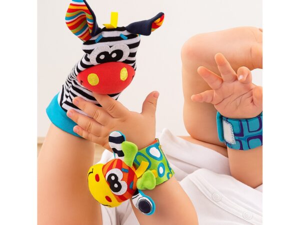 SKARPETKI SENSORYCZNE DLA NIEMOWLĄT GRZECHOTKI