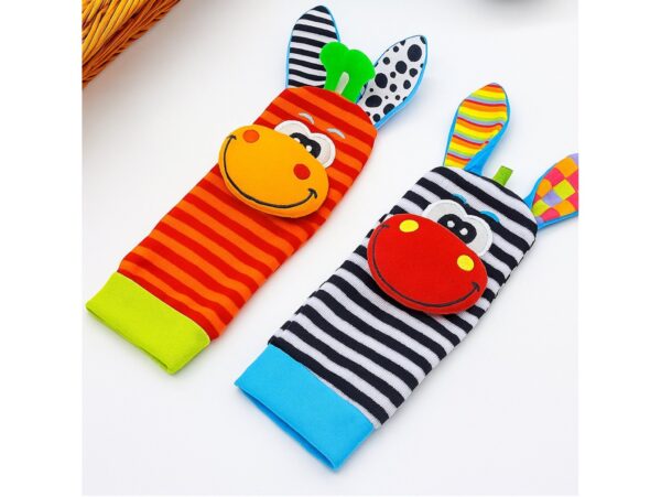 SKARPETKI SENSORYCZNE DLA NIEMOWLĄT GRZECHOTKI