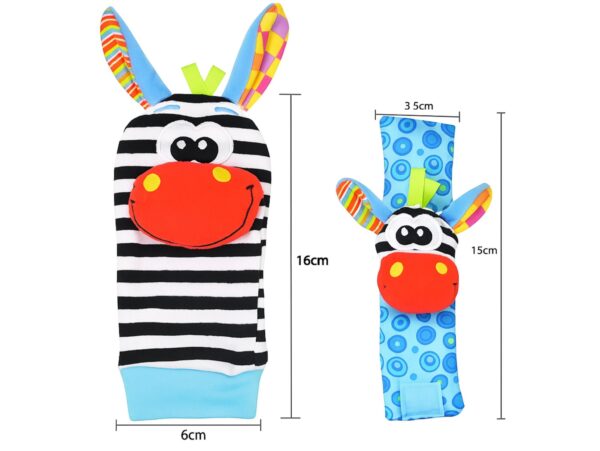 SKARPETKI SENSORYCZNE DLA NIEMOWLĄT GRZECHOTKI