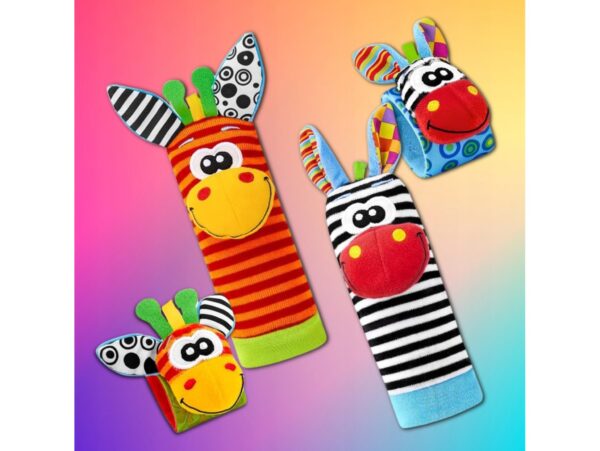 SKARPETKI SENSORYCZNE DLA NIEMOWLĄT GRZECHOTKI