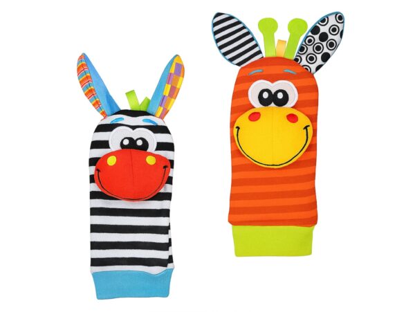 SKARPETKI SENSORYCZNE DLA NIEMOWLĄT GRZECHOTKI