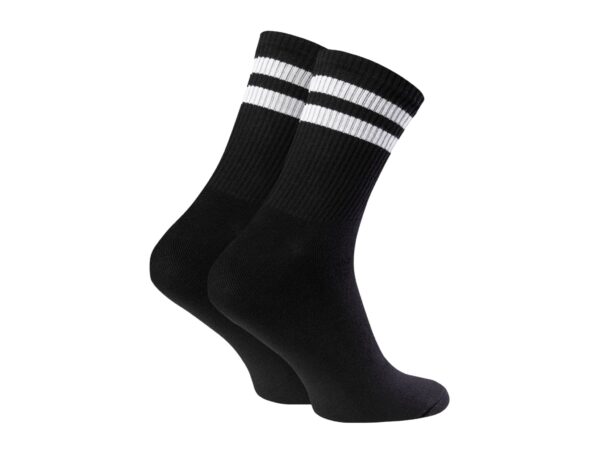 SKARPETY SPORTOWE WYSOKIE 3 PARY 39-44 - czarny