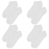SKARPETY STOPKI BAWEŁNIANE 4 PARY 39-44 - biały