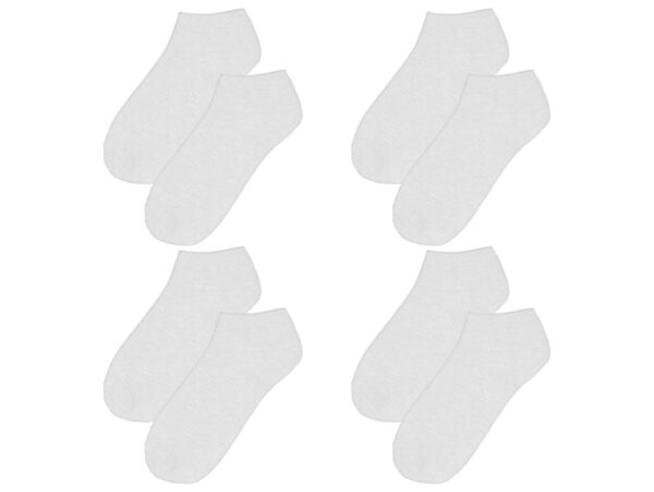 SKARPETY STOPKI BAWEŁNIANE 4 PARY 39-44 - biały