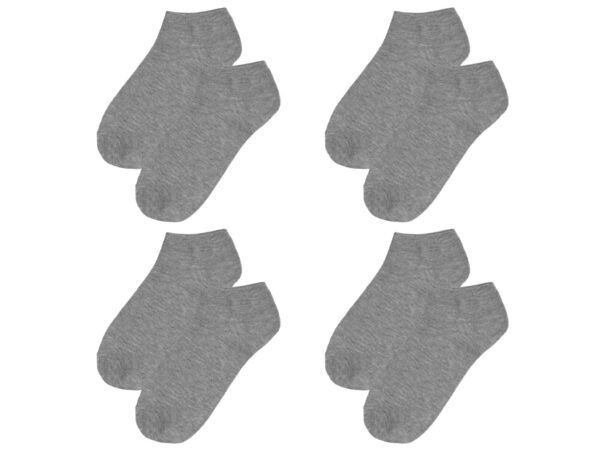 SKARPETY STOPKI BAWEŁNIANE 4 PARY 39-44 - szary