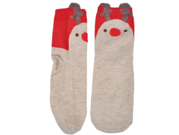 SKARPETY ŚWIĄTECZNE DAMSKIE - renifery