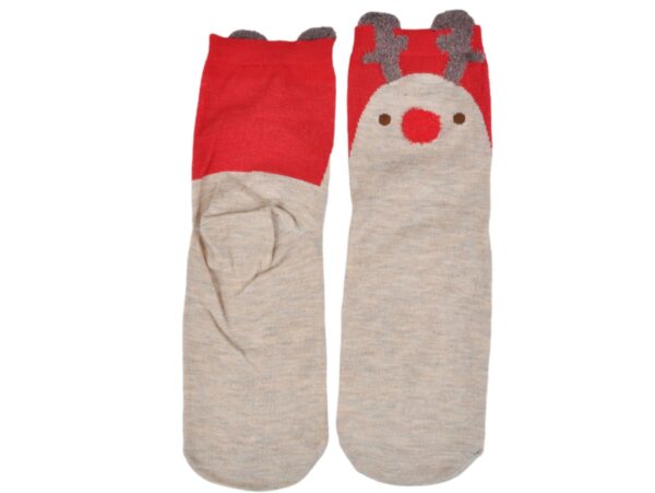 SKARPETY ŚWIĄTECZNE DAMSKIE - renifery