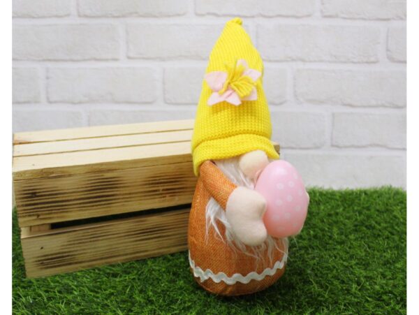 SKRZAT WIOSENNY WIELKANOCNY Z JAJKIEM 32X11cm - pomarańczowy